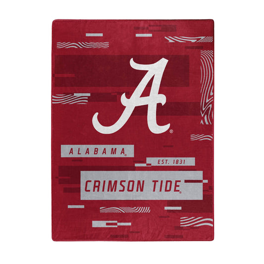 Alabama Crimson Tide Raschel Throw Blanket 60x80 Digital - ToylandEU