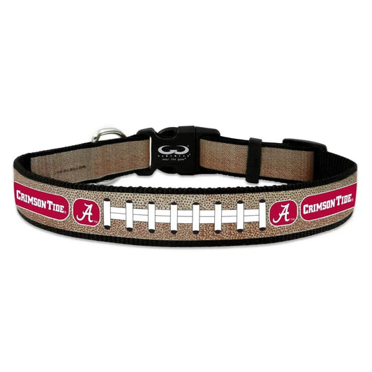 Alabama Crimson Tide Reflective Pet Collar Football Medium - ToylandEU