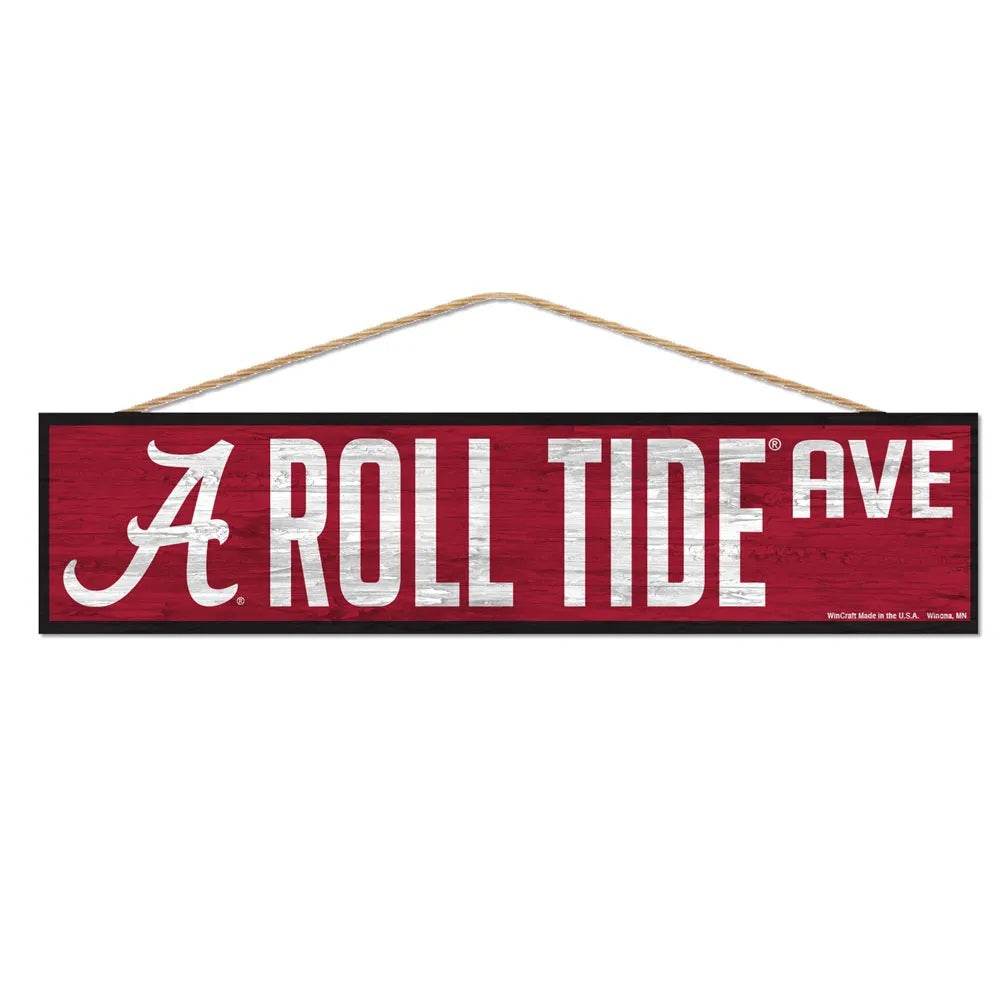 Alabama Crimson Tide Sign 4x17 Wood Avenue Design Wincraft - ToylandEU