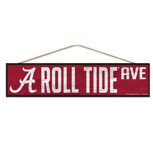 Alabama Crimson Tide Sign 4x17 Wood Avenue Design Wincraft - ToylandEU