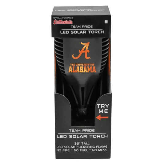  Alabama Crimson Tide Solar Torch Led Outdoor Yard Light -  ToylandEU™