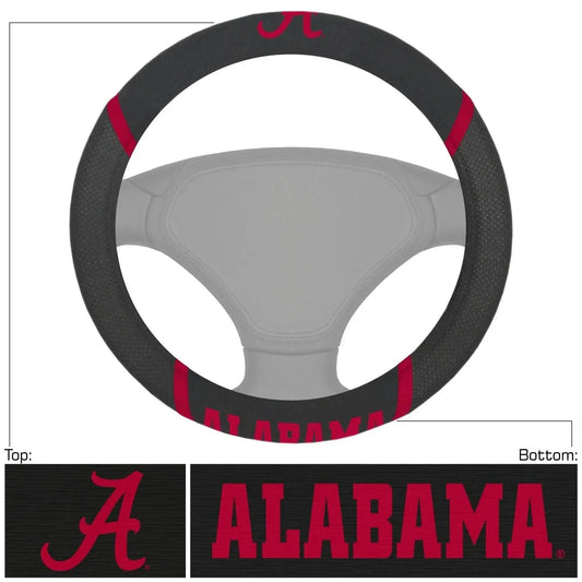  Alabama Crimson Tide Steering Wheel Cover Mesh Stitched -  ToylandEU™
