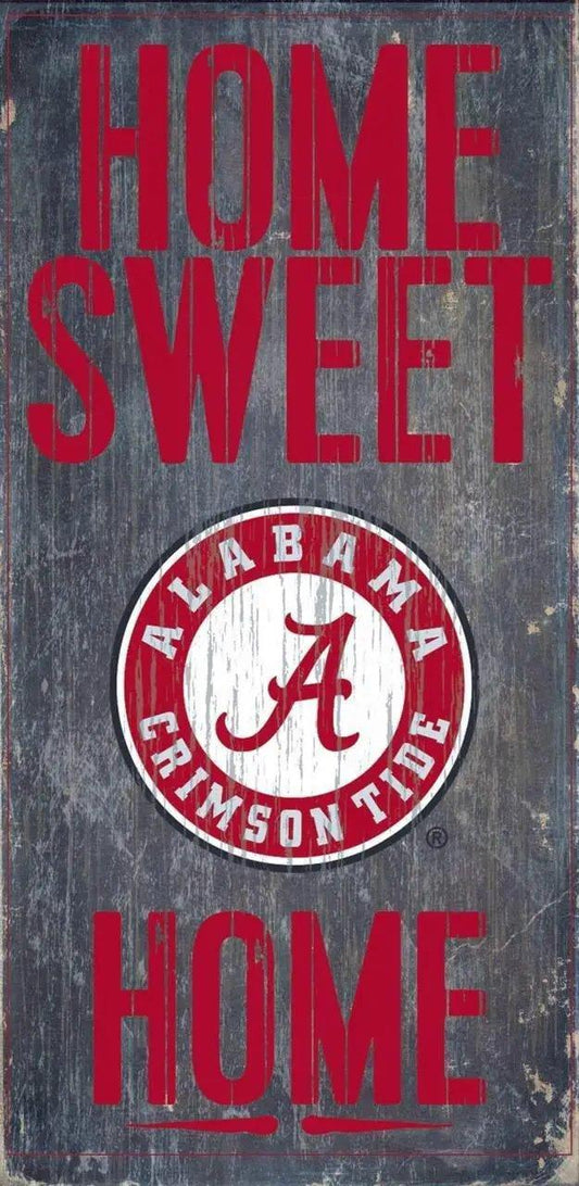  Alabama Crimson Tide Wood Sign Home Sweet Home 6x12 -  ToylandEU™