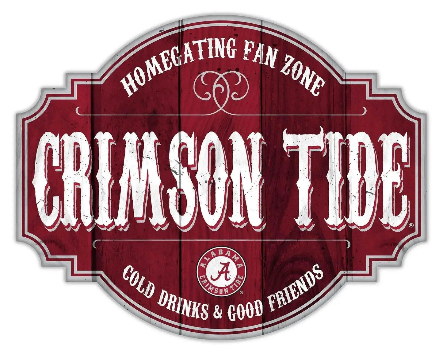  Alabama Crimson Tide Wood Tavern Sign 12 Inch Homegating -  ToylandEU™