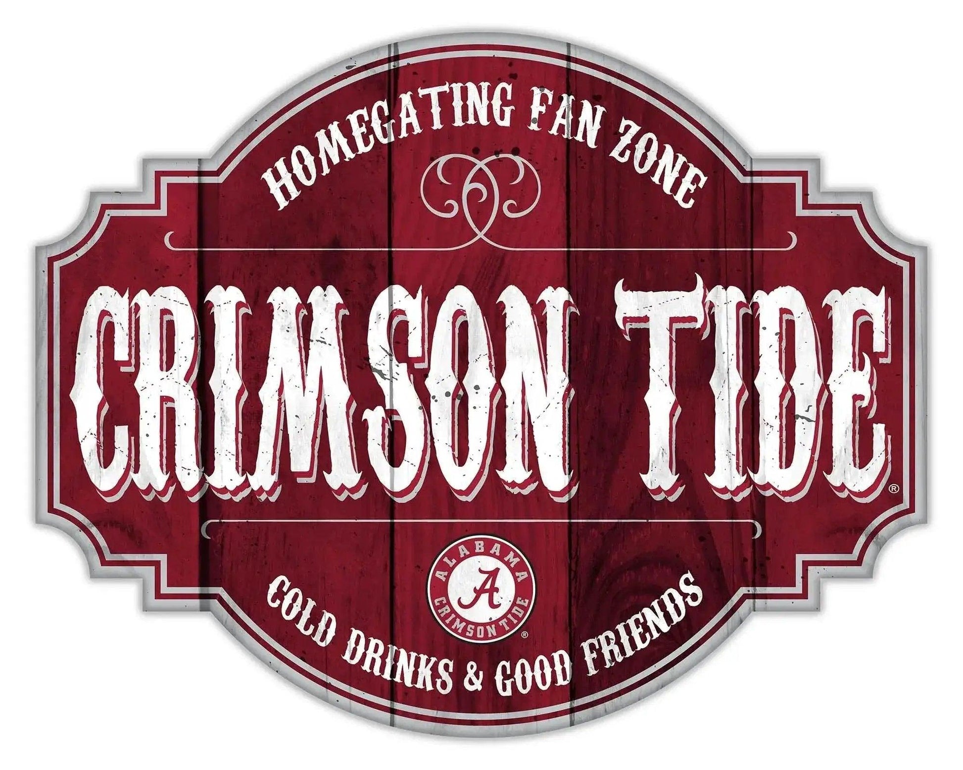  Alabama Crimson Tide Wood Tavern Sign 12 Inch Homegating -  ToylandEU™