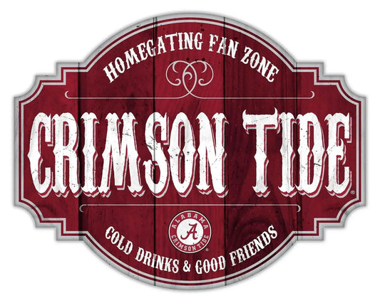  Alabama Crimson Tide Wood Tavern Sign 12 Inch Homegating -  ToylandEU™
