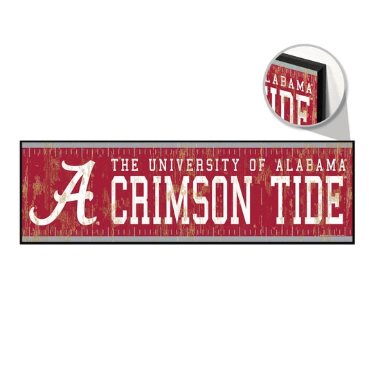 Alabama Crimson Tide Wood Yard Sign 9x30 Outdoor Marker - ToylandEU