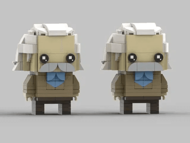 Lego Building Set Albert Einstein Edition With Chalkboard Tile - ToylandEU