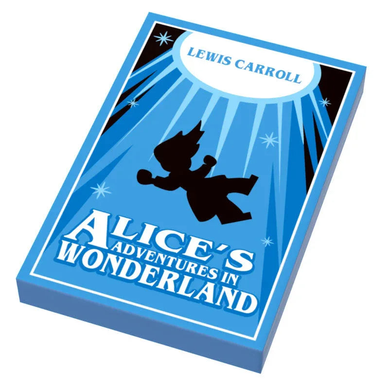 Alice in Wonderland Book (2x3 Tile) made using LEGO part - ToylandEU