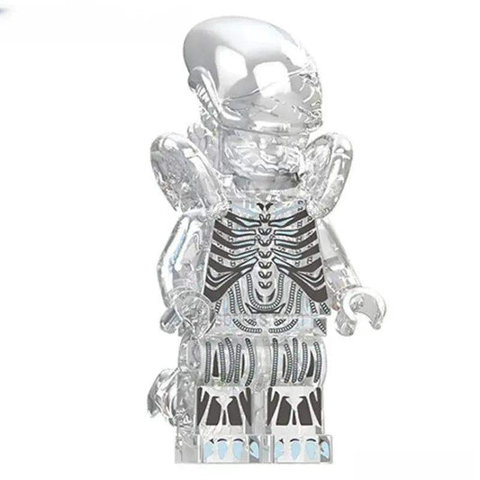Alien Xenomorph transparent Lego Minifigures custom Toys - Minifigure Toys