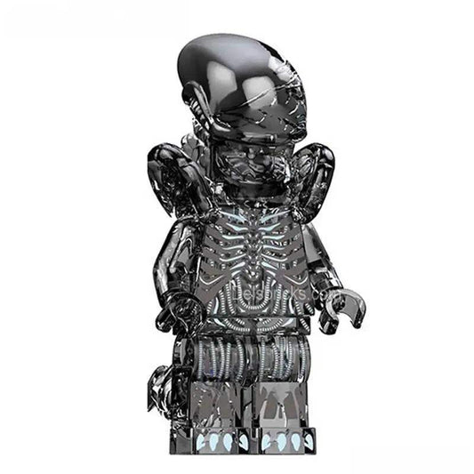 Aliens Xenomorph transparent black Lego Compatible Minifigures - Minifigure Toys
