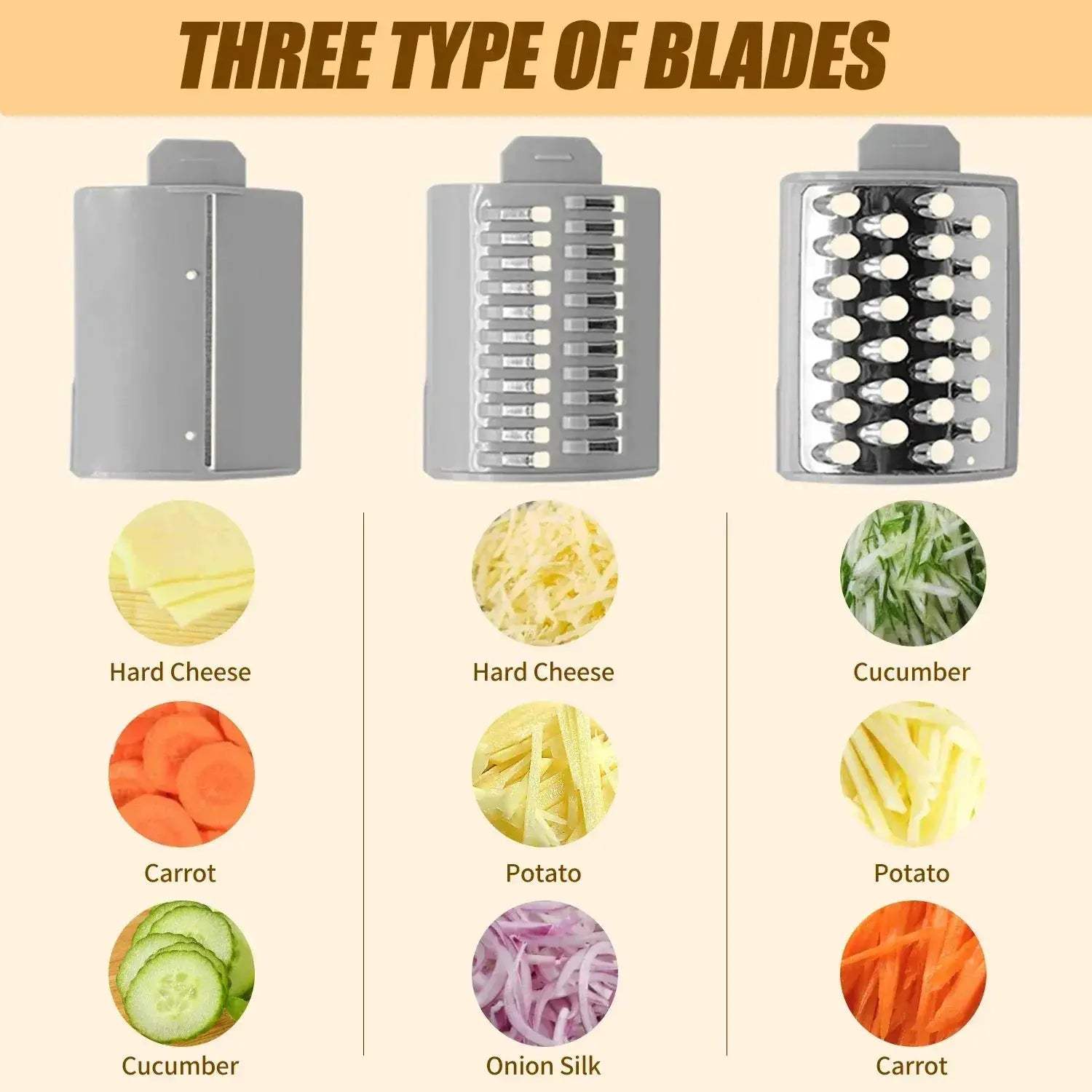 All In One Electric Cheese Grater Slicer Shredder For Vegetables - ToylandEU
