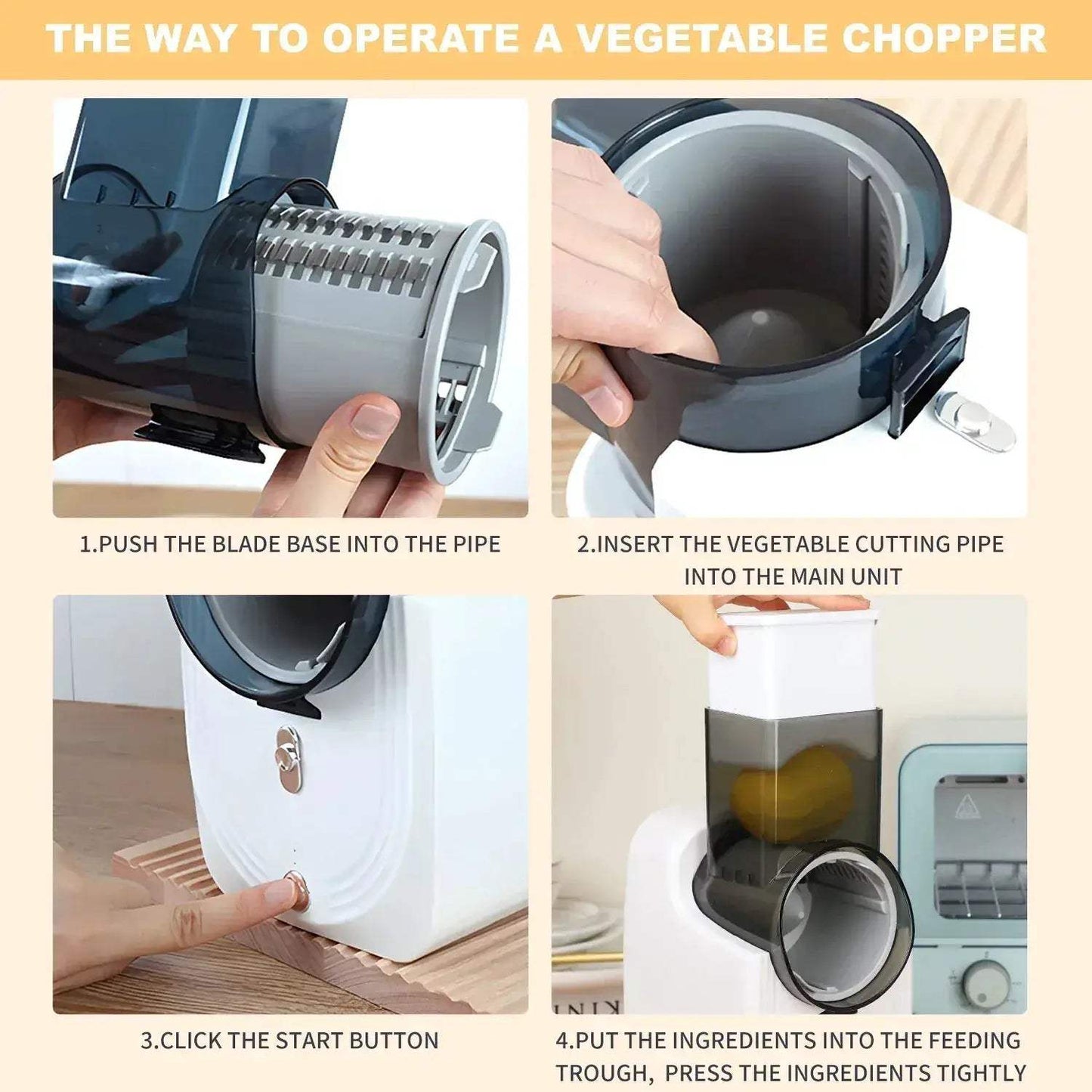 All In One Electric Cheese Grater Slicer Shredder For Vegetables - ToylandEU