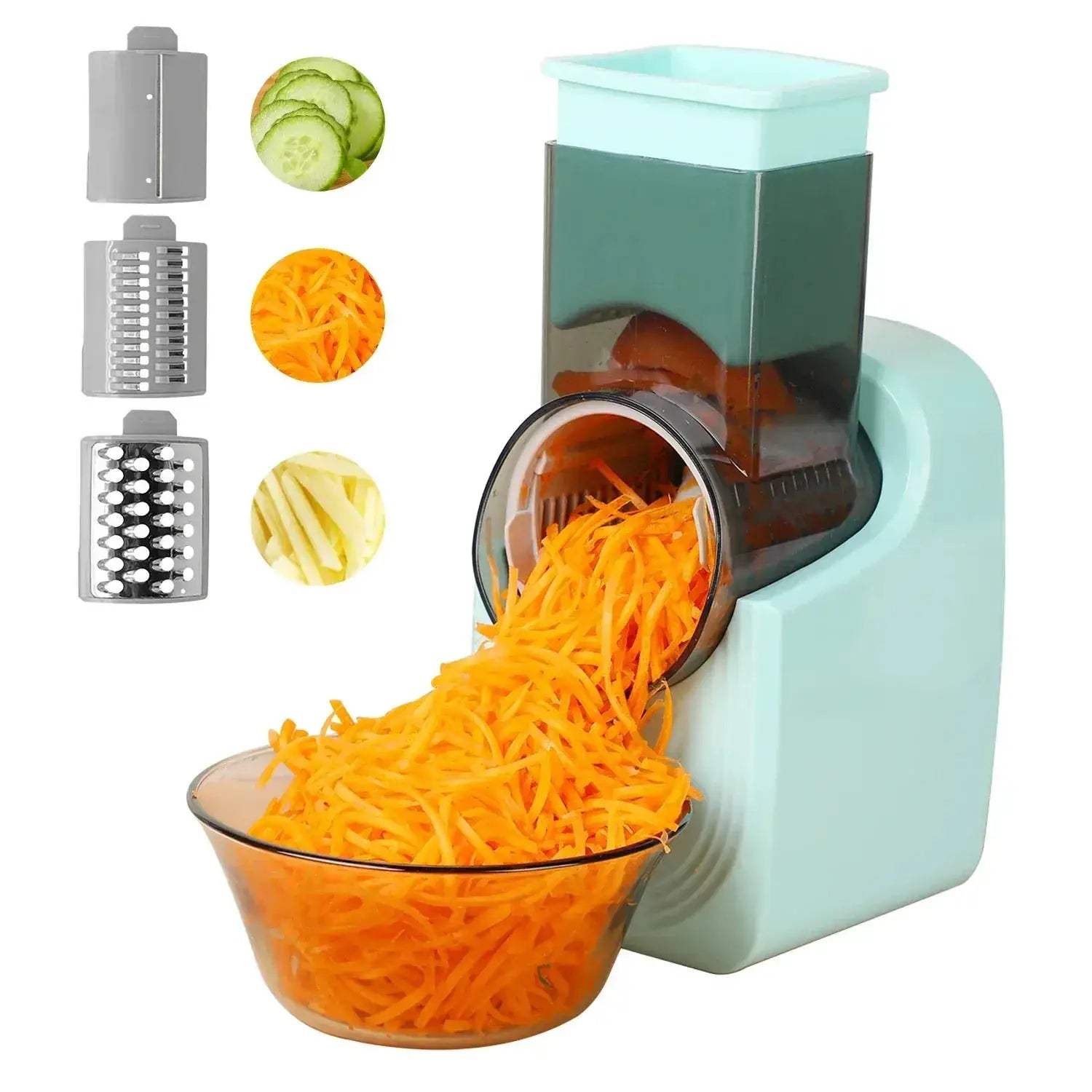 All In One Electric Cheese Grater Slicer Shredder For Vegetables - ToylandEU