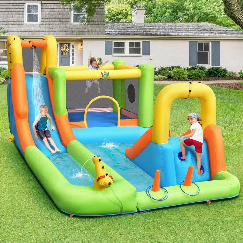  All In One Inflatable Water Slide 8in1 Bounce House -  ToylandEU™