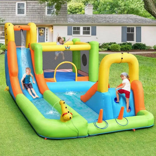  All In One Inflatable Water Slide 8in1 Bounce House -  ToylandEU™