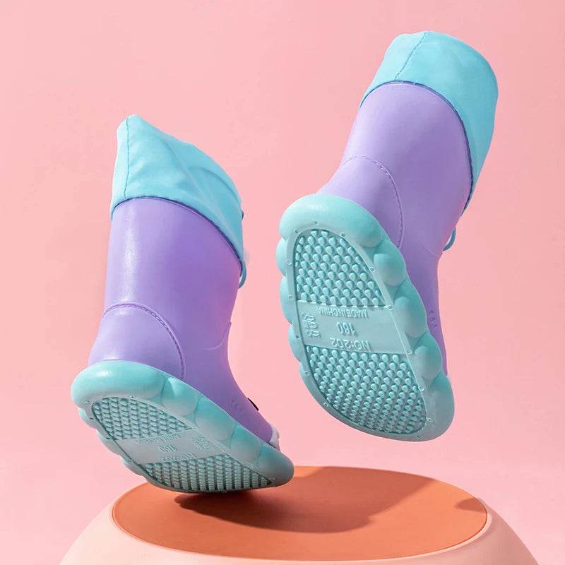 All Season Shark Rain Boots With Elastic Band For Kids - ToylandEU