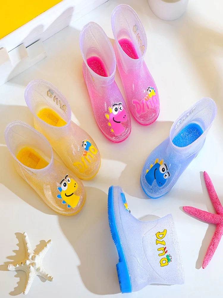 All Season Waterproof Rain Boots Cartoon Design For Kids - ToylandEU