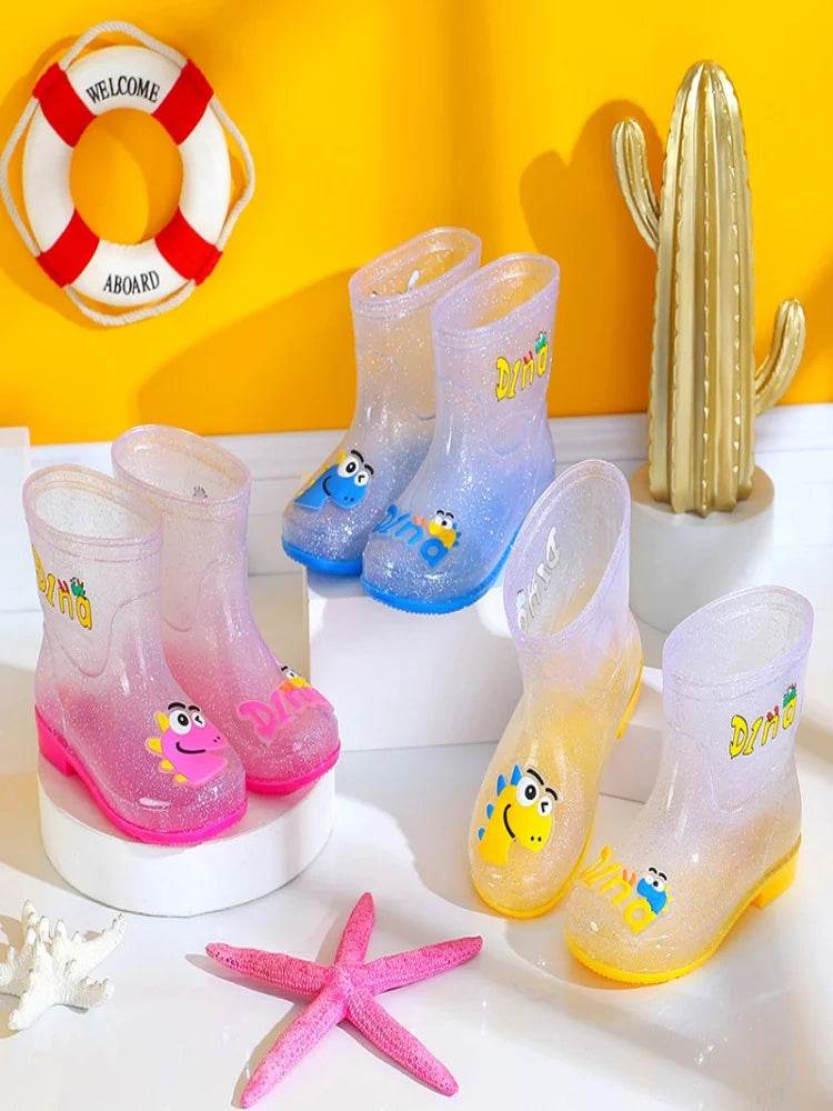 All Season Waterproof Rain Boots Cartoon Design For Kids - ToylandEU