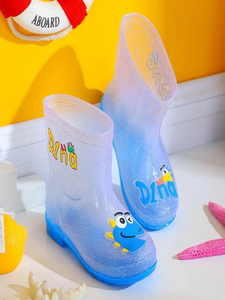 All Season Waterproof Rain Boots Cartoon Design For Kids - ToylandEU