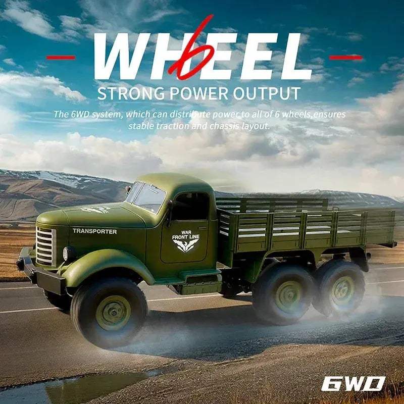 All-Terrain 6x6 RC Truck With Heavy Duty Steel Frame - ToylandEU