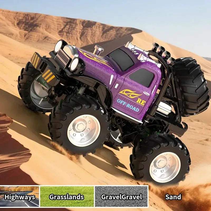 All Terrain Alloy RC Truck With Trailer Gift For Kids - ToylandEU