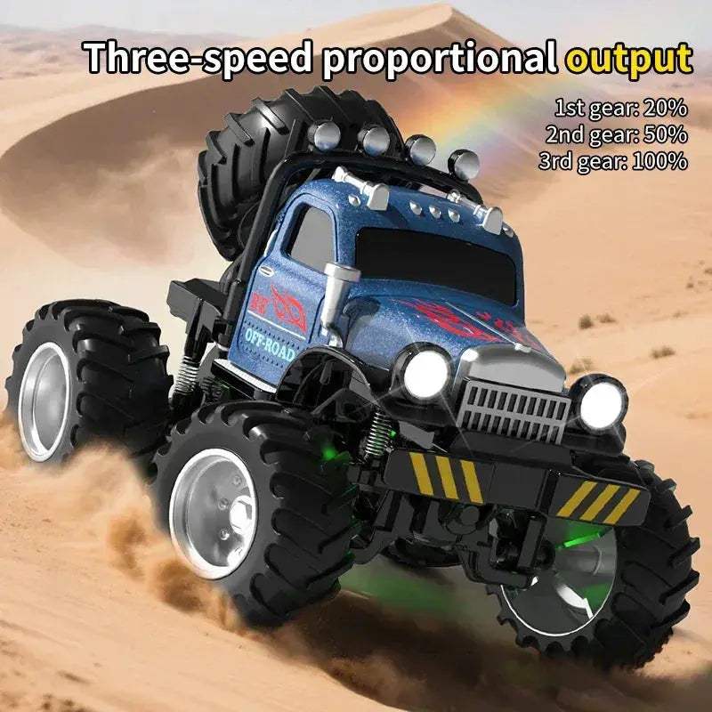 All Terrain Alloy RC Truck With Trailer Gift For Kids - ToylandEU