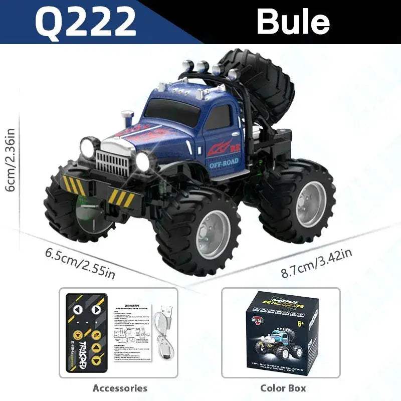 All Terrain Alloy RC Truck With Trailer Gift For Kids - ToylandEU