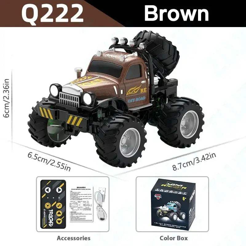All Terrain Alloy RC Truck With Trailer Gift For Kids - ToylandEU