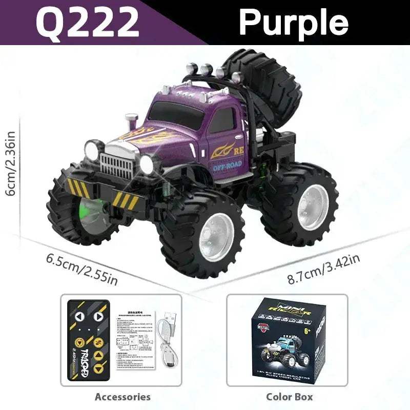 All Terrain Alloy RC Truck With Trailer Gift For Kids - ToylandEU