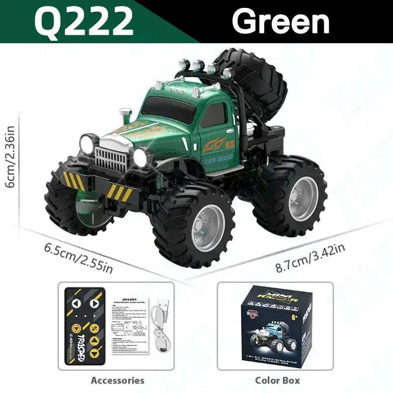 All Terrain Alloy RC Truck With Trailer Gift For Kids - ToylandEU
