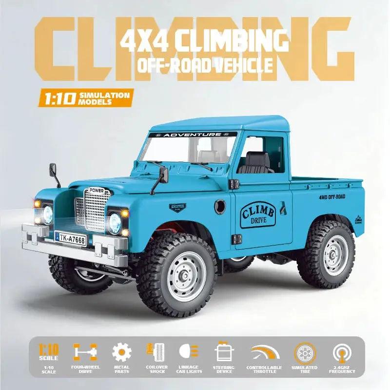  All-Terrain RC Car Off-Road 1to10 LED Durable Vehicle -  ToylandEU™