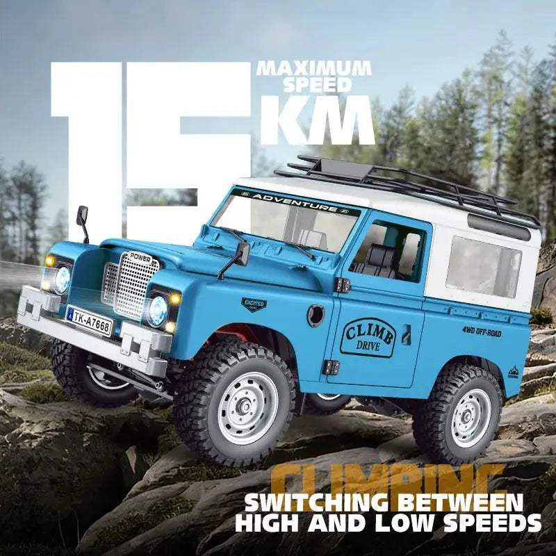  All-Terrain RC Car Off-Road 1to10 LED Durable Vehicle -  ToylandEU™