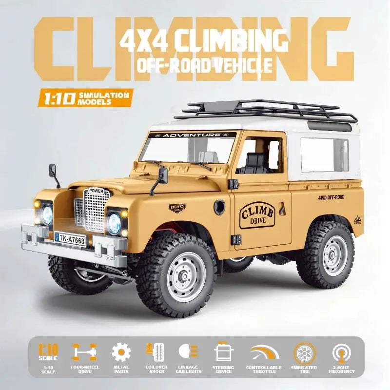  All-Terrain RC Car Off-Road 1to10 LED Durable Vehicle -  ToylandEU™