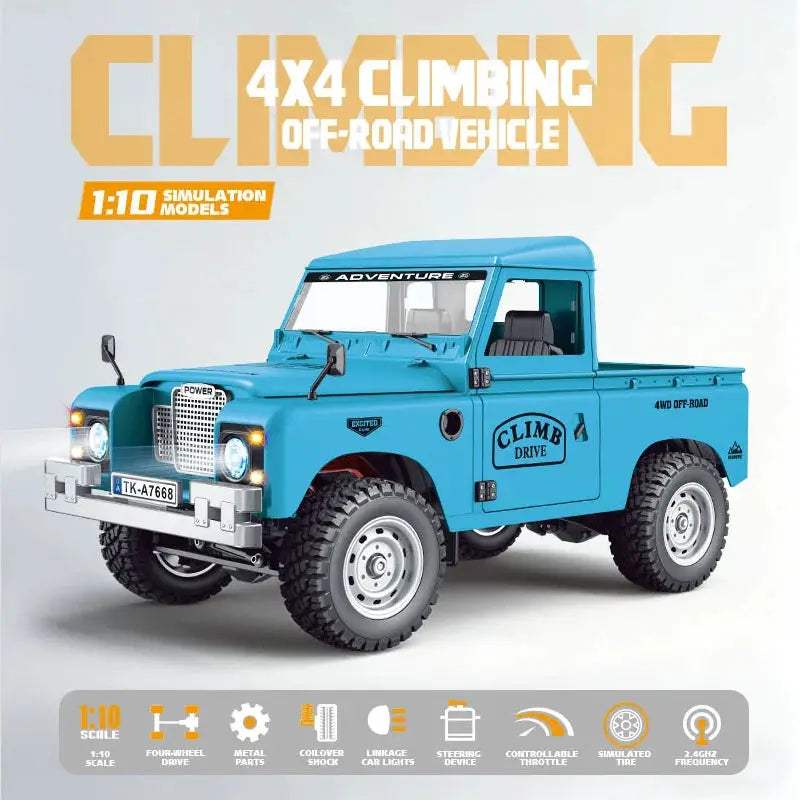  All-Terrain RC Car Off-Road 1to10 LED Durable Vehicle -  ToylandEU™