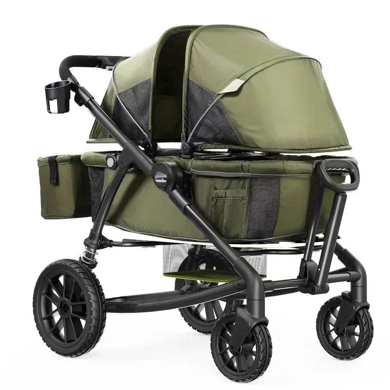 All-Terrain Stroller Wagon 2 Seats Foldable Expedition - ToylandEU
