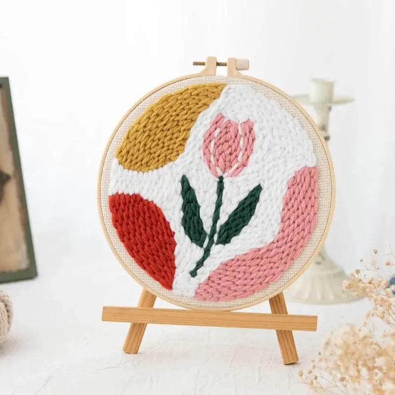  All-in-One Punch Needle Embroidery Starter Kit - DIY Craft Set for Creative Home Decor -  ToylandEU™