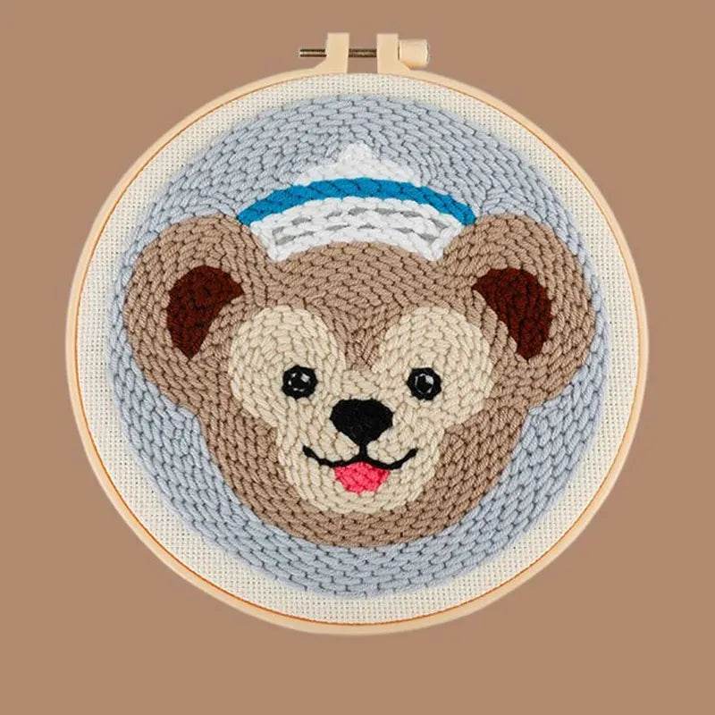 All-in-One Punch Needle Embroidery Starter Kit - DIY Craft Set for Creative Home Decor - ToylandEU