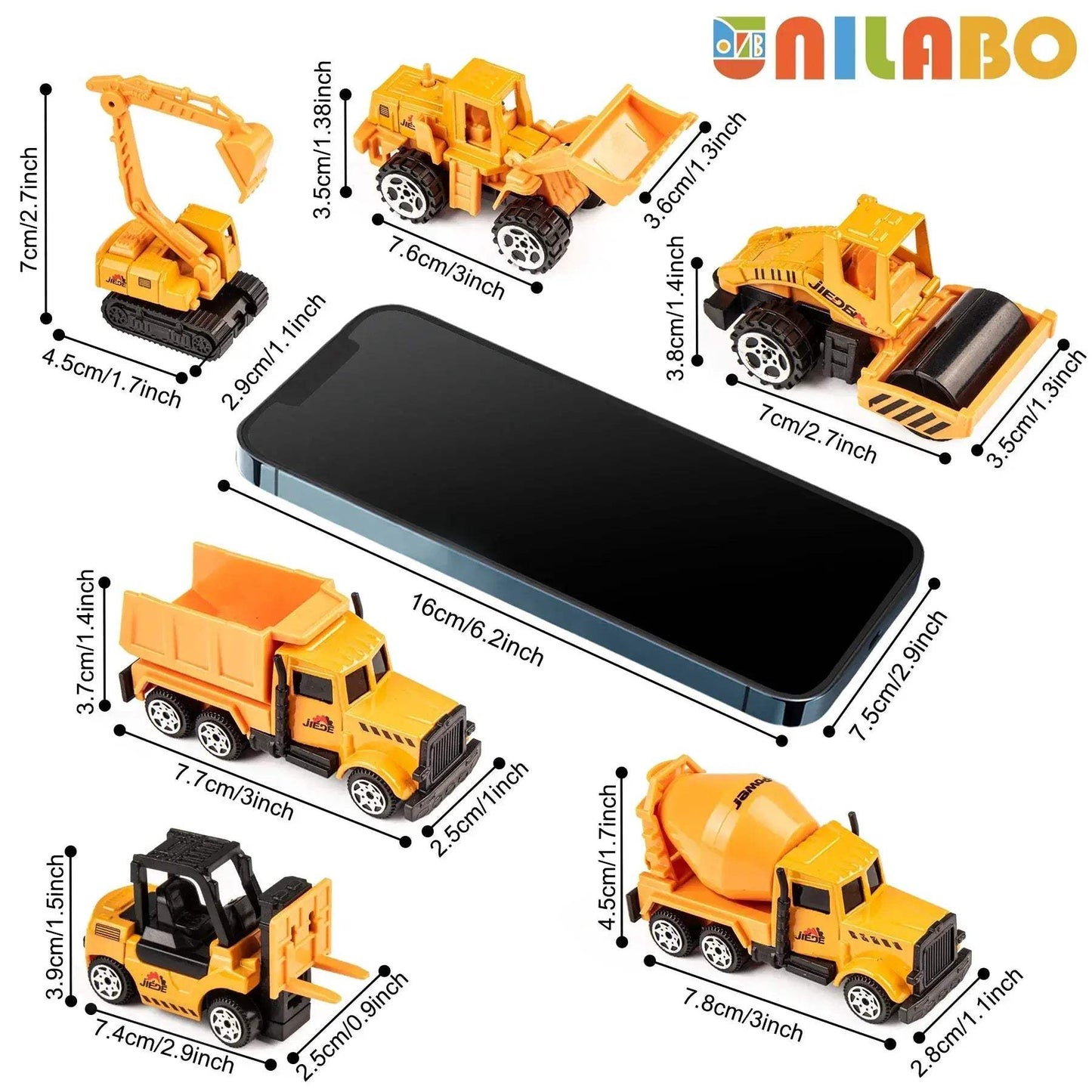 Alloy Diecast Construction Vehicles Toy Set For STEM Learning - ToylandEU