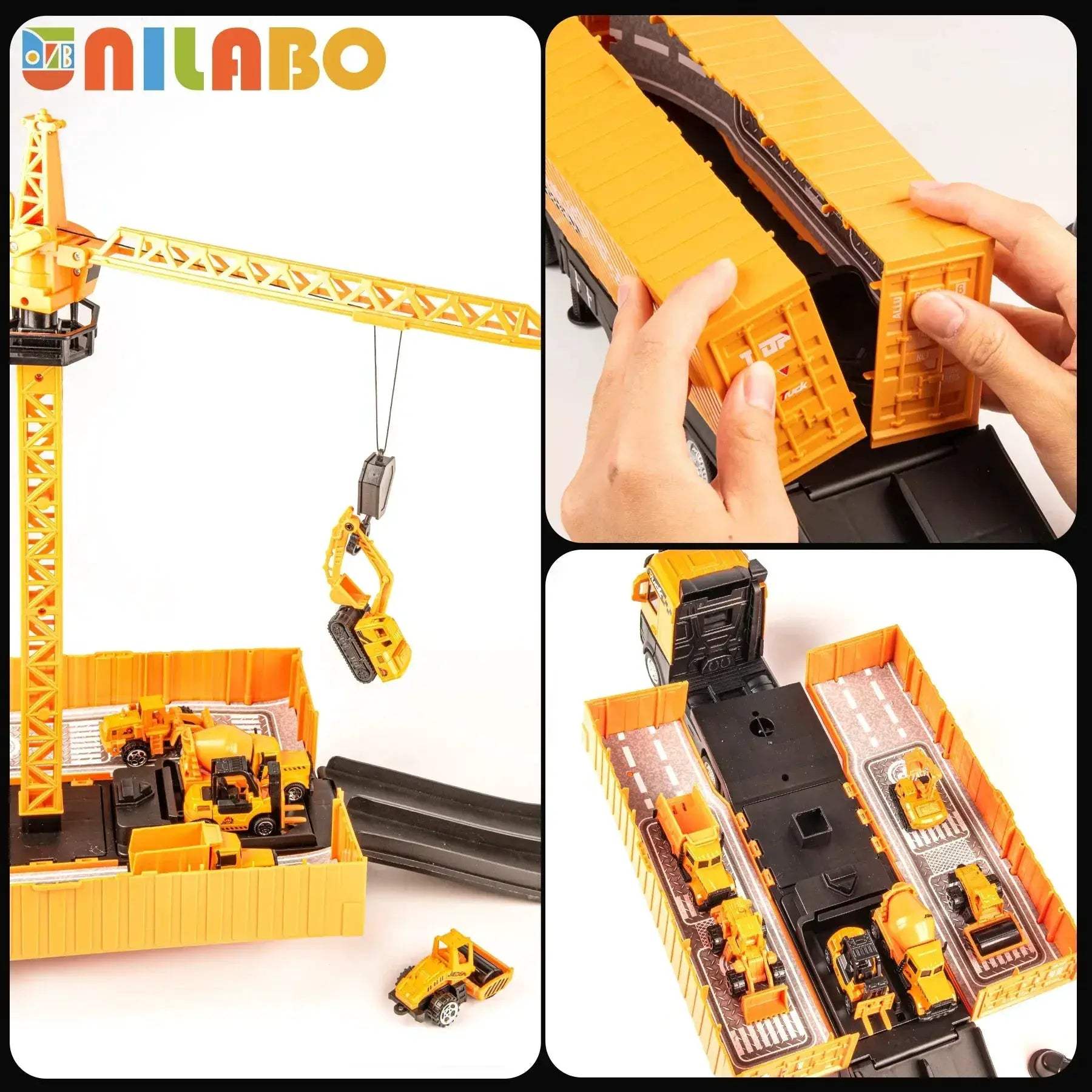 Alloy Diecast Construction Vehicles Toy Set For STEM Learning - ToylandEU