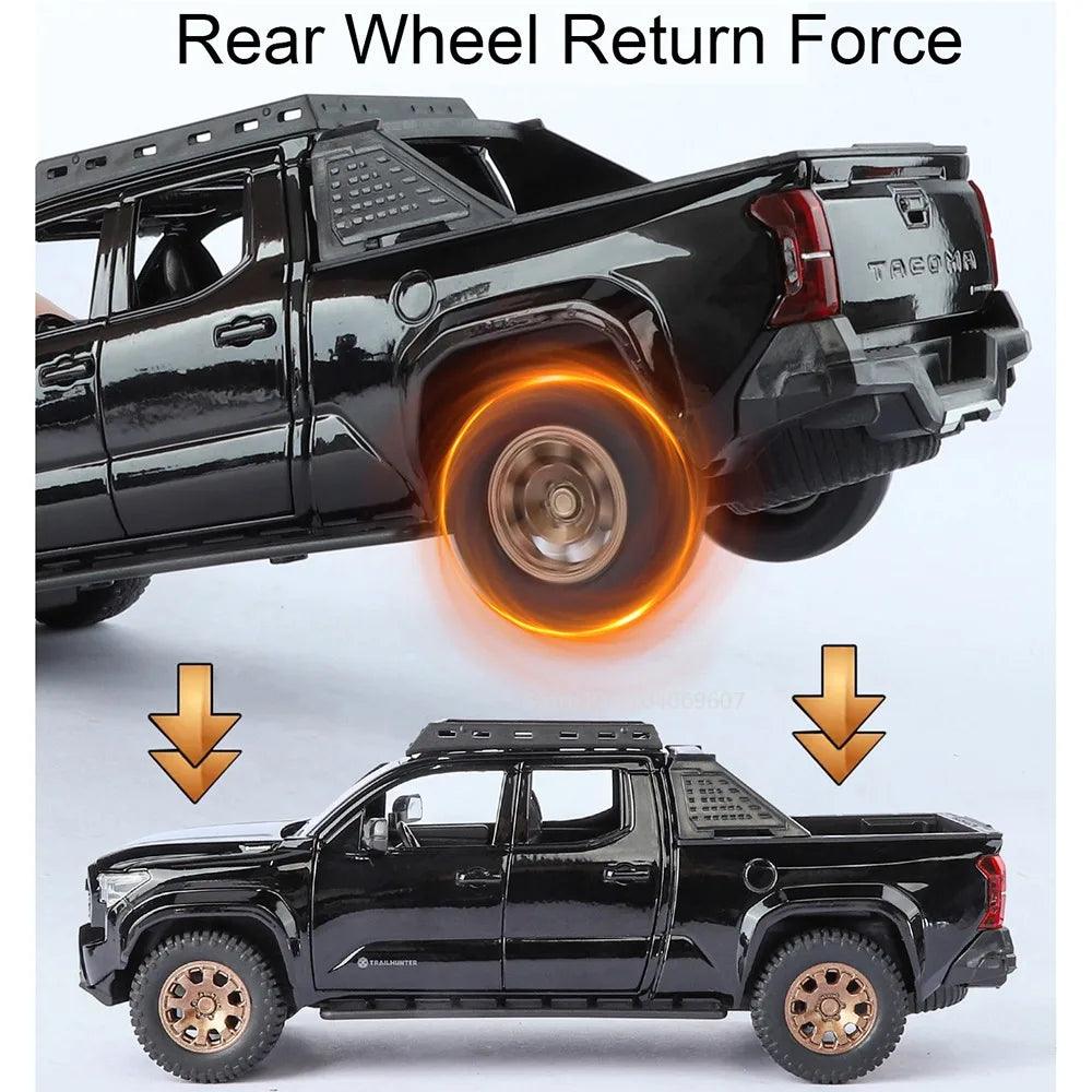 Alloy Diecast Pickup | Sound & Light Doors | Toylandeu™