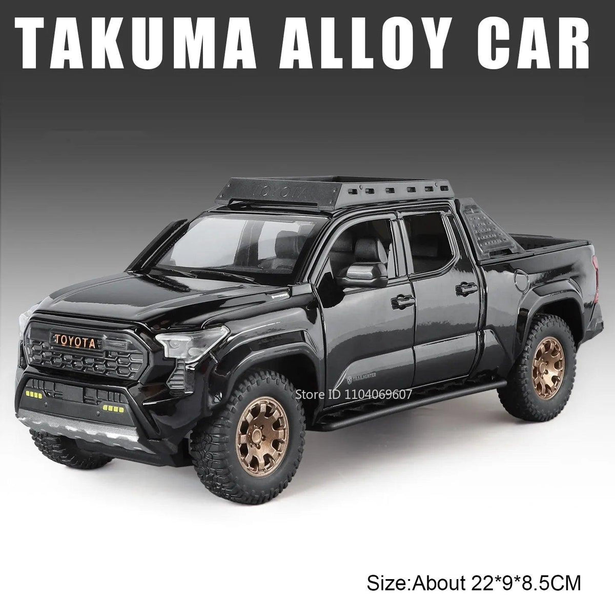 Alloy Diecast Pickup | Sound & Light Doors | Toylandeu™