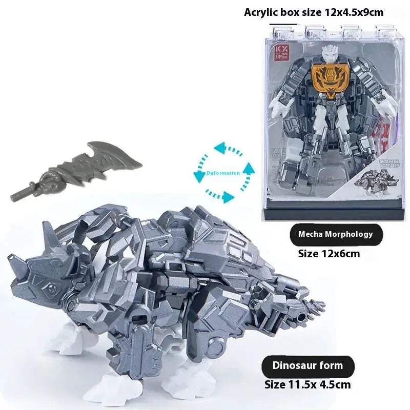 Alloy Dinosaur Transformer Toy Five In One Robot For Kids - ToylandEU