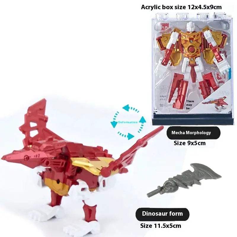 Alloy Dinosaur Transformer Toy Five In One Robot For Kids - ToylandEU