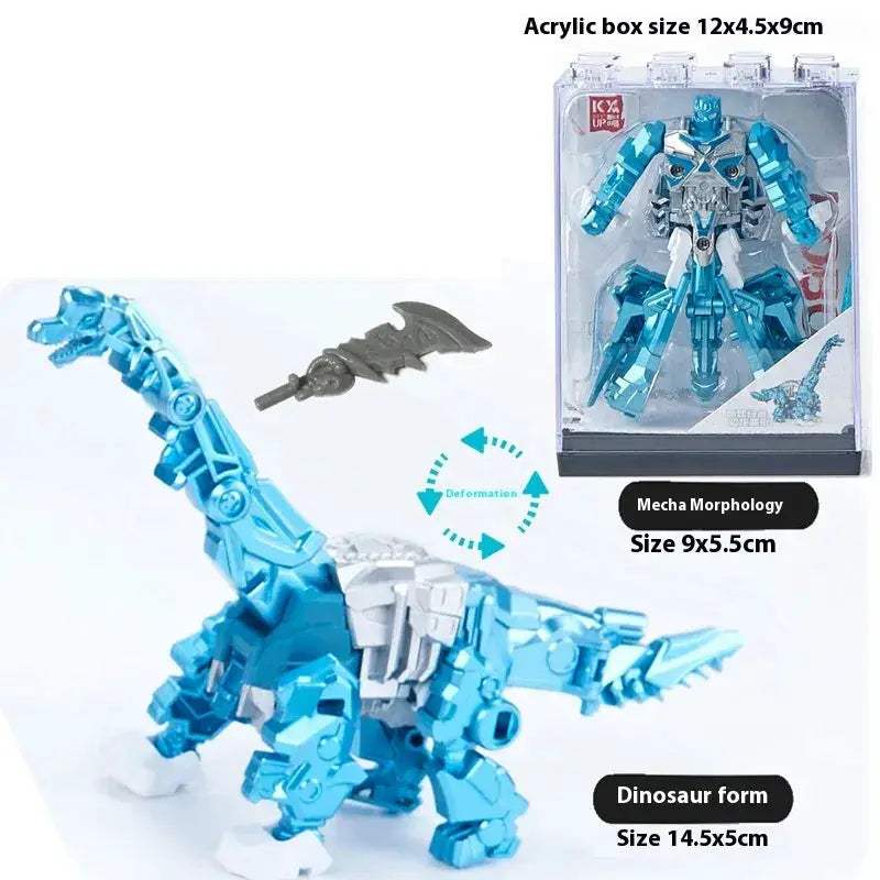 Alloy Dinosaur Transformer Toy Five In One Robot For Kids - ToylandEU