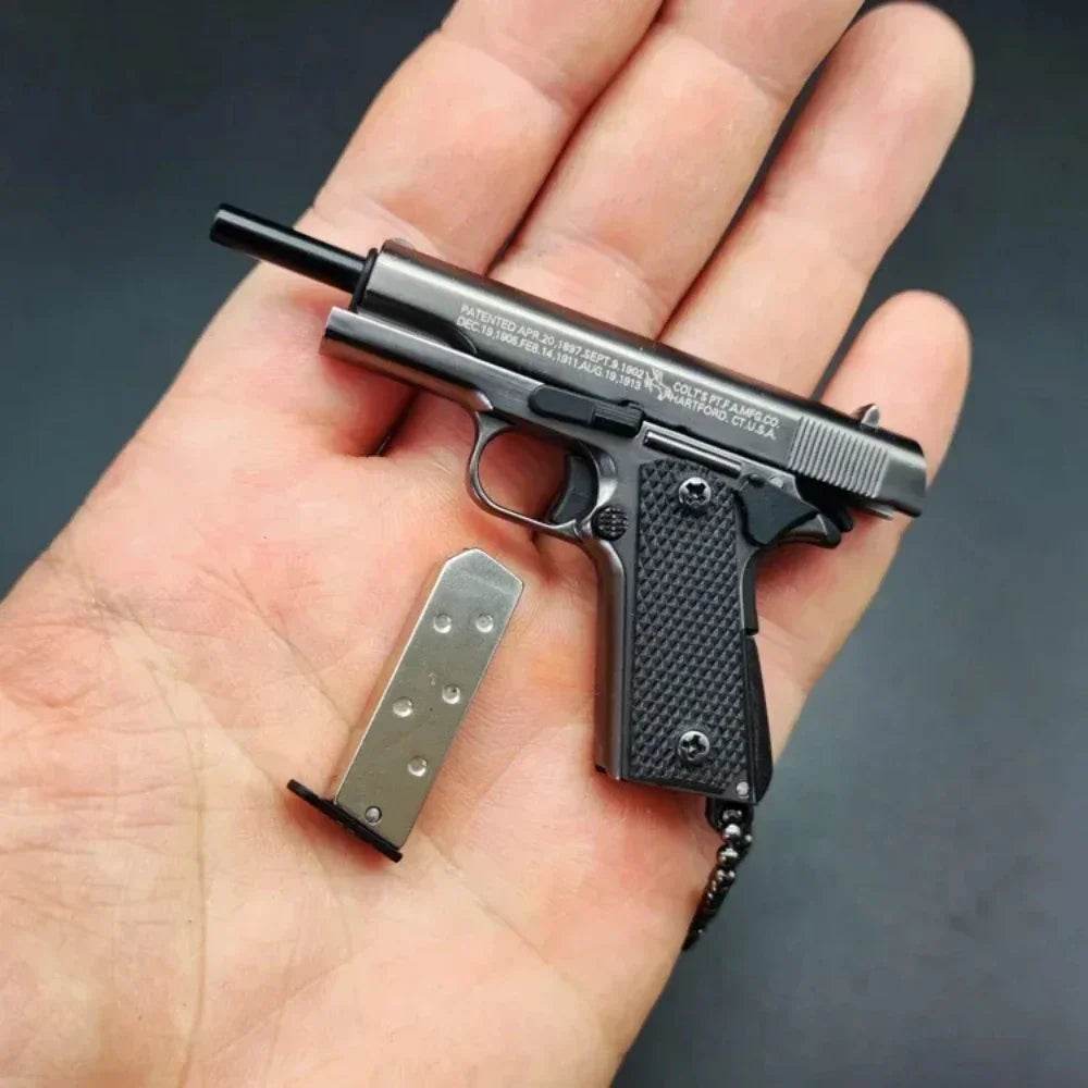 Alloy Pistol Model 1:3 Mini 1911 Toy Keychain Pendant Gift - ToylandEU