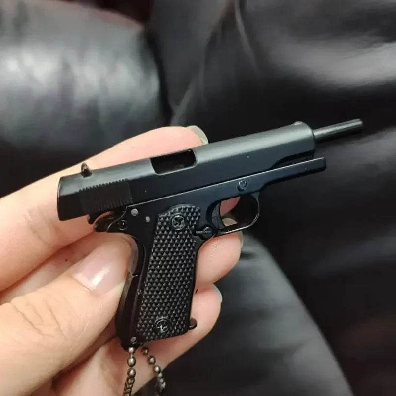 Alloy Pistol Model 1:3 Mini 1911 Toy Keychain Pendant Gift - ToylandEU