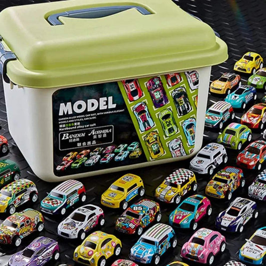 Alloy Pull Back Cars Set Diecast Toys Collection No Battery - ToylandEU