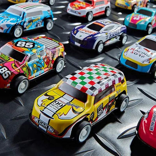 Alloy Pull Back Cars Set Diecast Toys Collection No Battery - ToylandEU