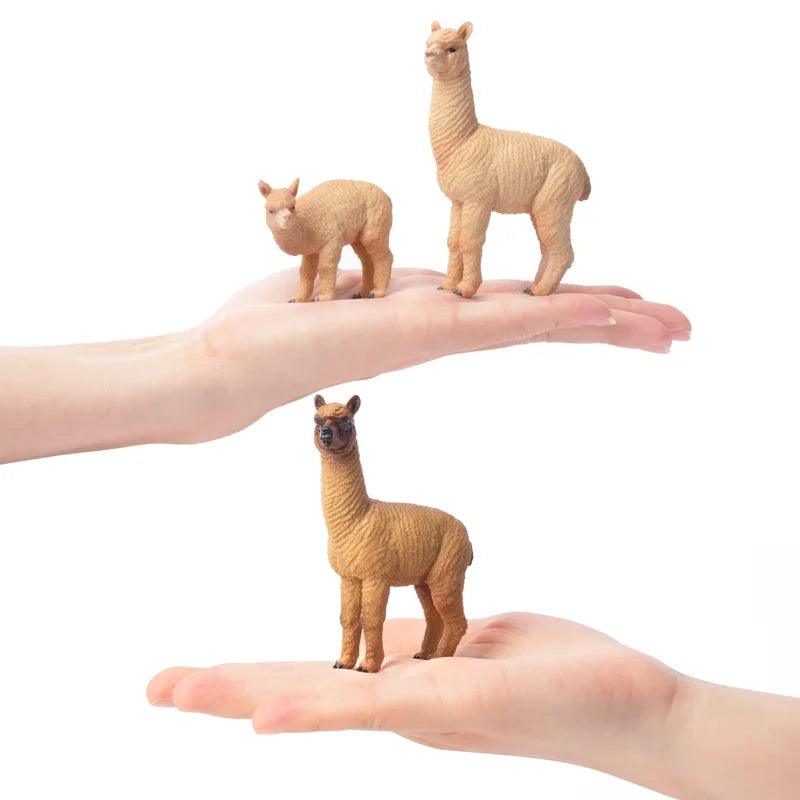  Alpaca Figures | 8 Piece Set Cake Toppers | Toylandeu™ 